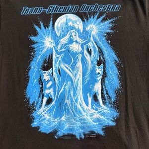 Vintage 2005 Trans-Siberian Orchestra Winter Tour T-Shirt Large Anvil Band Tee
